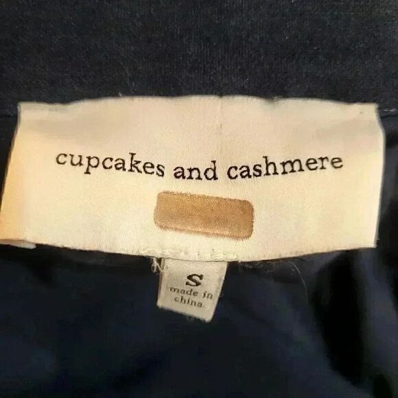 Cupcakes & Cashmere Women's Navy Rayon/Nylon/Spandex Blazer - Picture 10 of 11